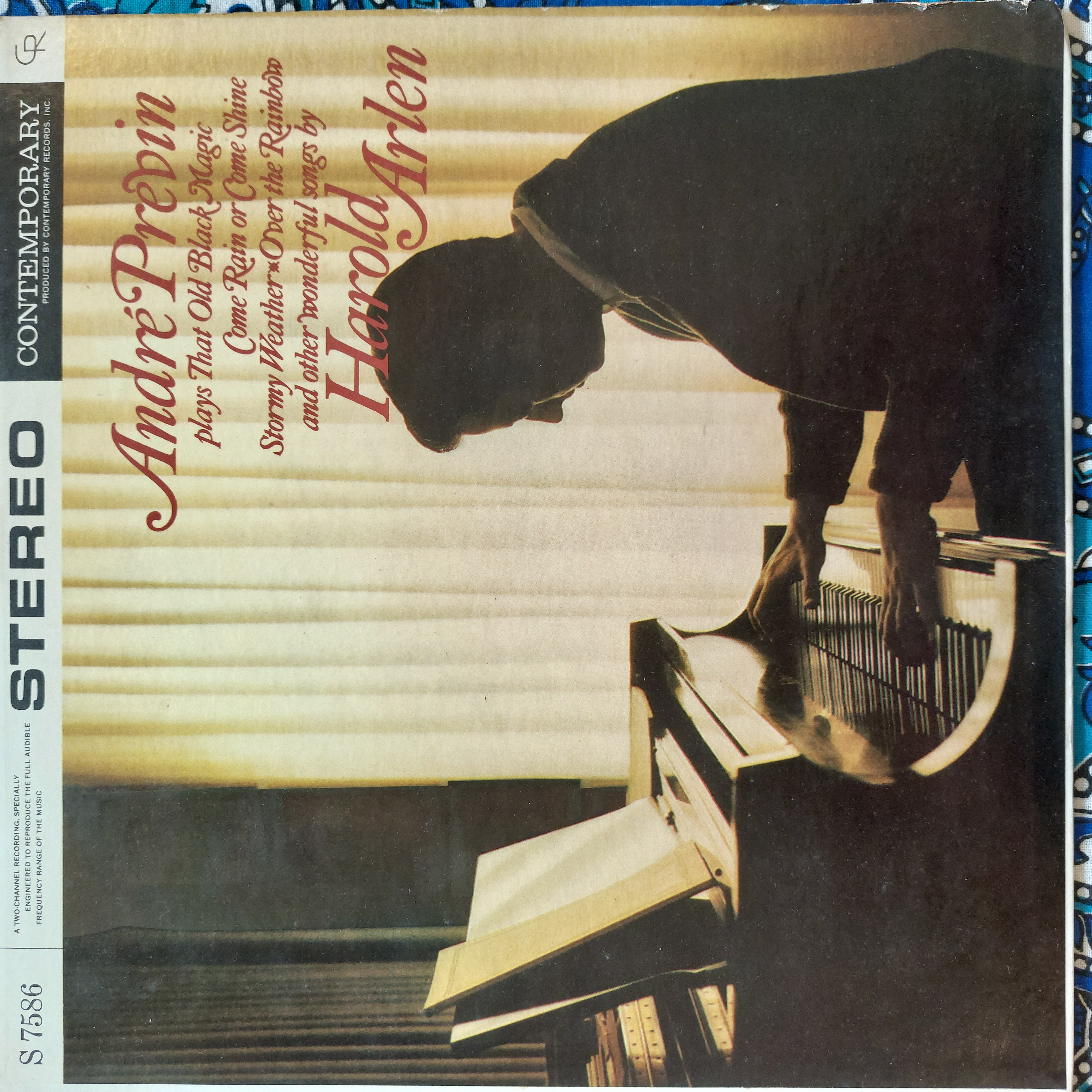 Plays Songs By Harold Arlem — André Previn